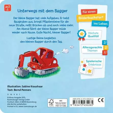 Was machst du, kleiner Bagger?