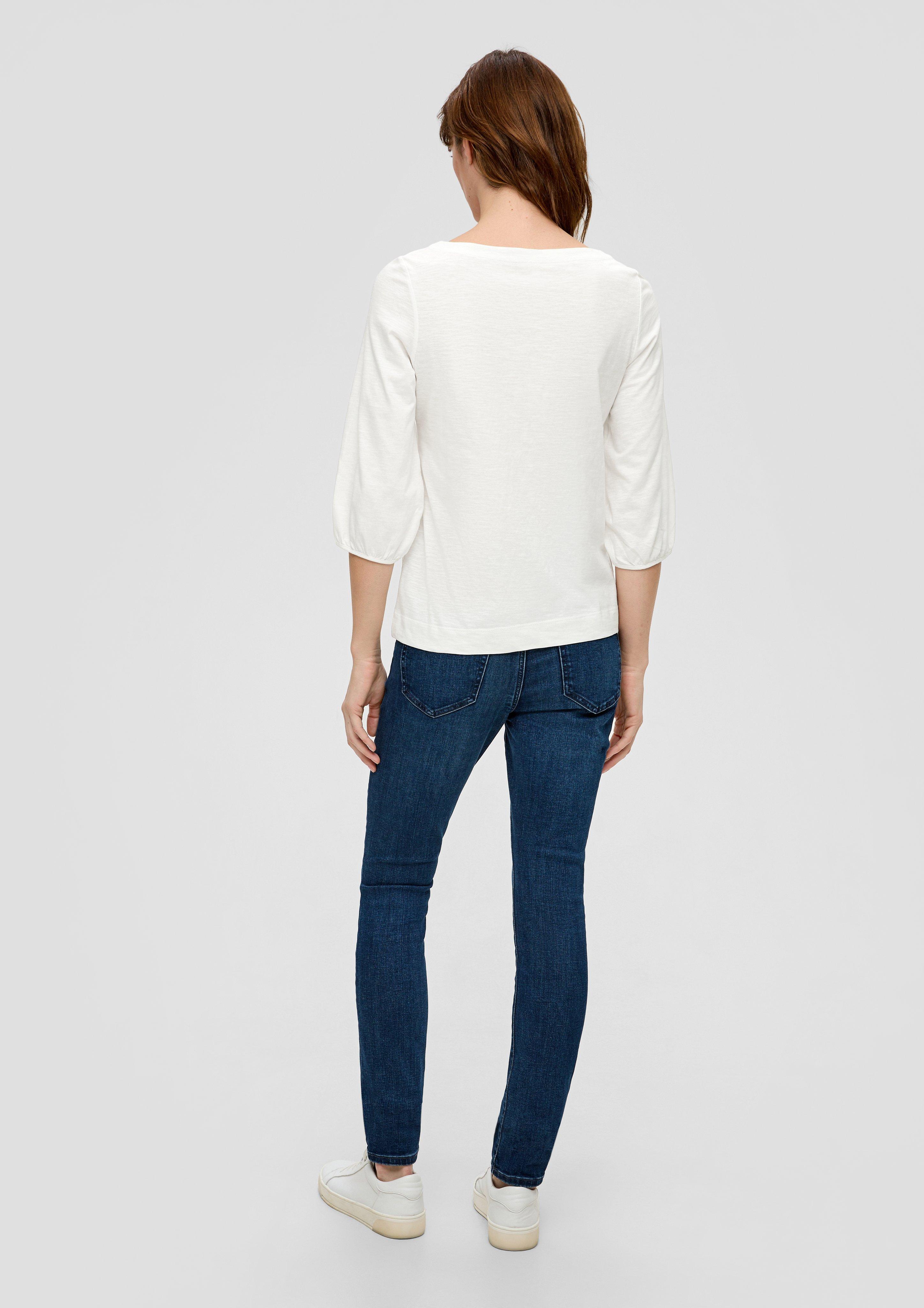 Baumwollshirt mit Puffärmeln  2145857-0210