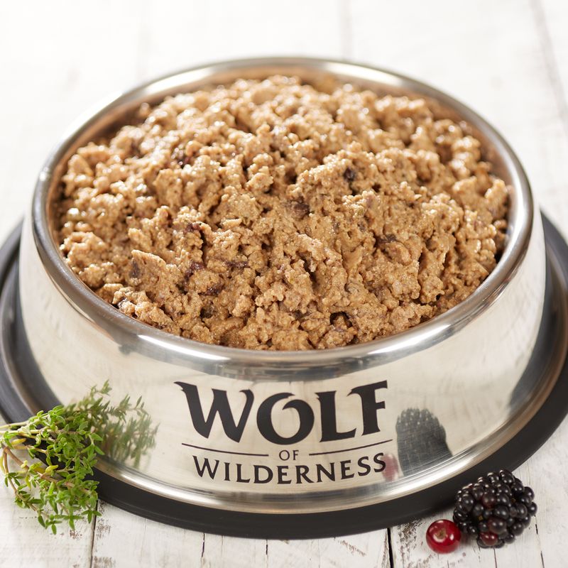 Wolf of Wilderness 'Freiland Fleisch' Junior 6 x 400 g