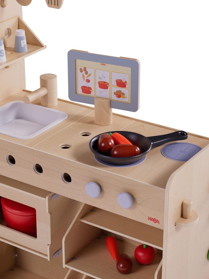 Haba Kaufladen Rollenspiel Studio 3 in 1 – Küche, Kaufladen & Werkstatt in bunt günstig kaufen onesize