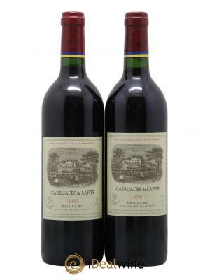 Carruades de Lafite Rothschild Second vin  2000 - Lot de 2 Bouteilles