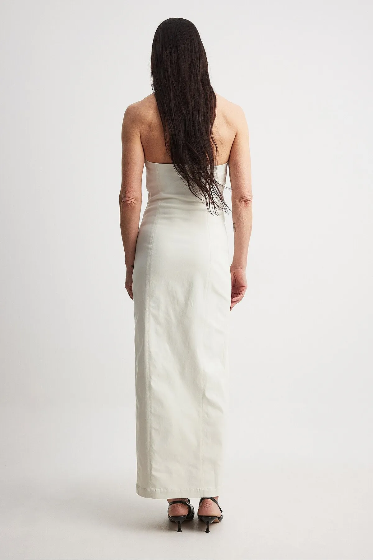 NA-KD  Zweireihiges Bandeau-Midikleid