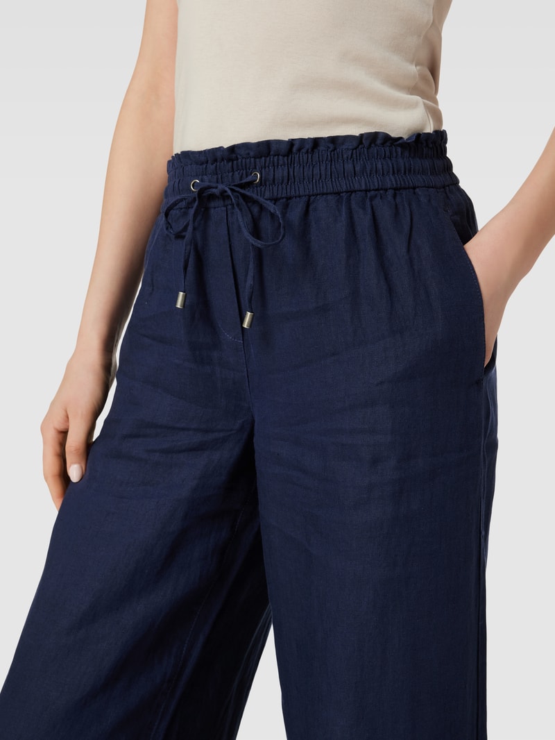 Hose mit elastischen Bund in marineblau