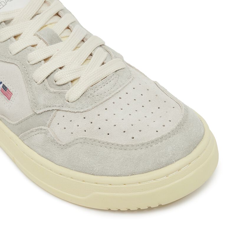Autry Medalist Low Man XS10 mixsuede cream/wht