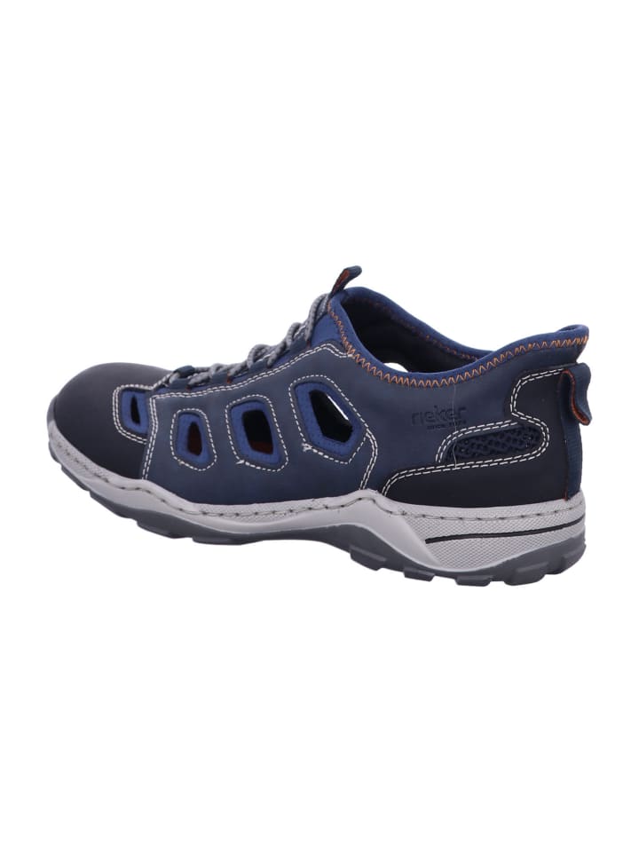 rieker Herren Halbschuhe  in Blau günstig kaufen