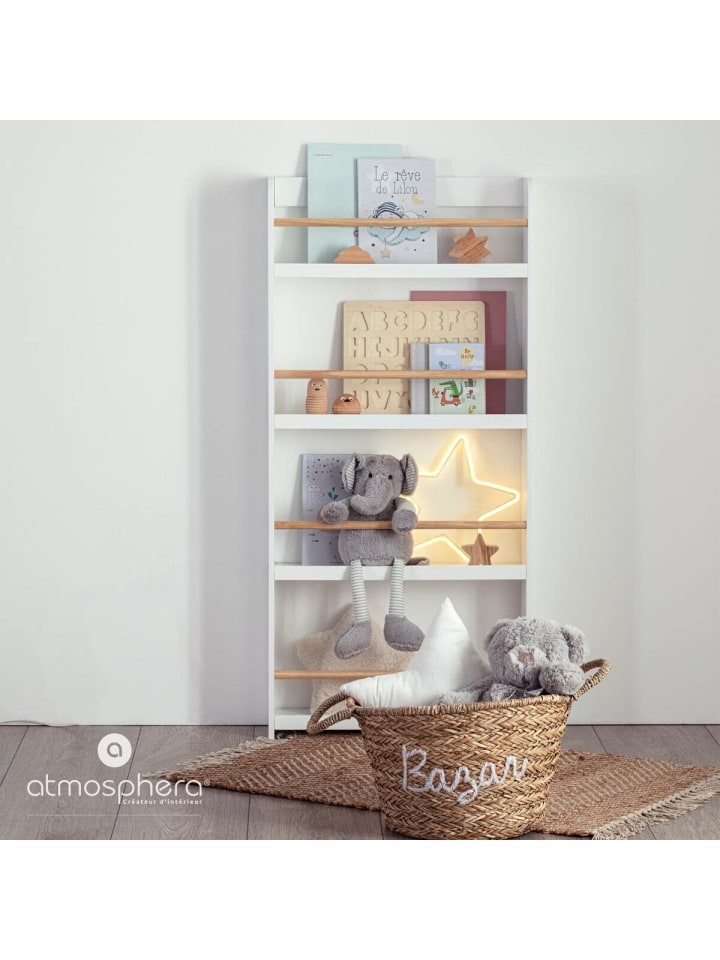 Atmosphera Créateur d'intérieur Bücherregal in weiß günstig kaufen onesize