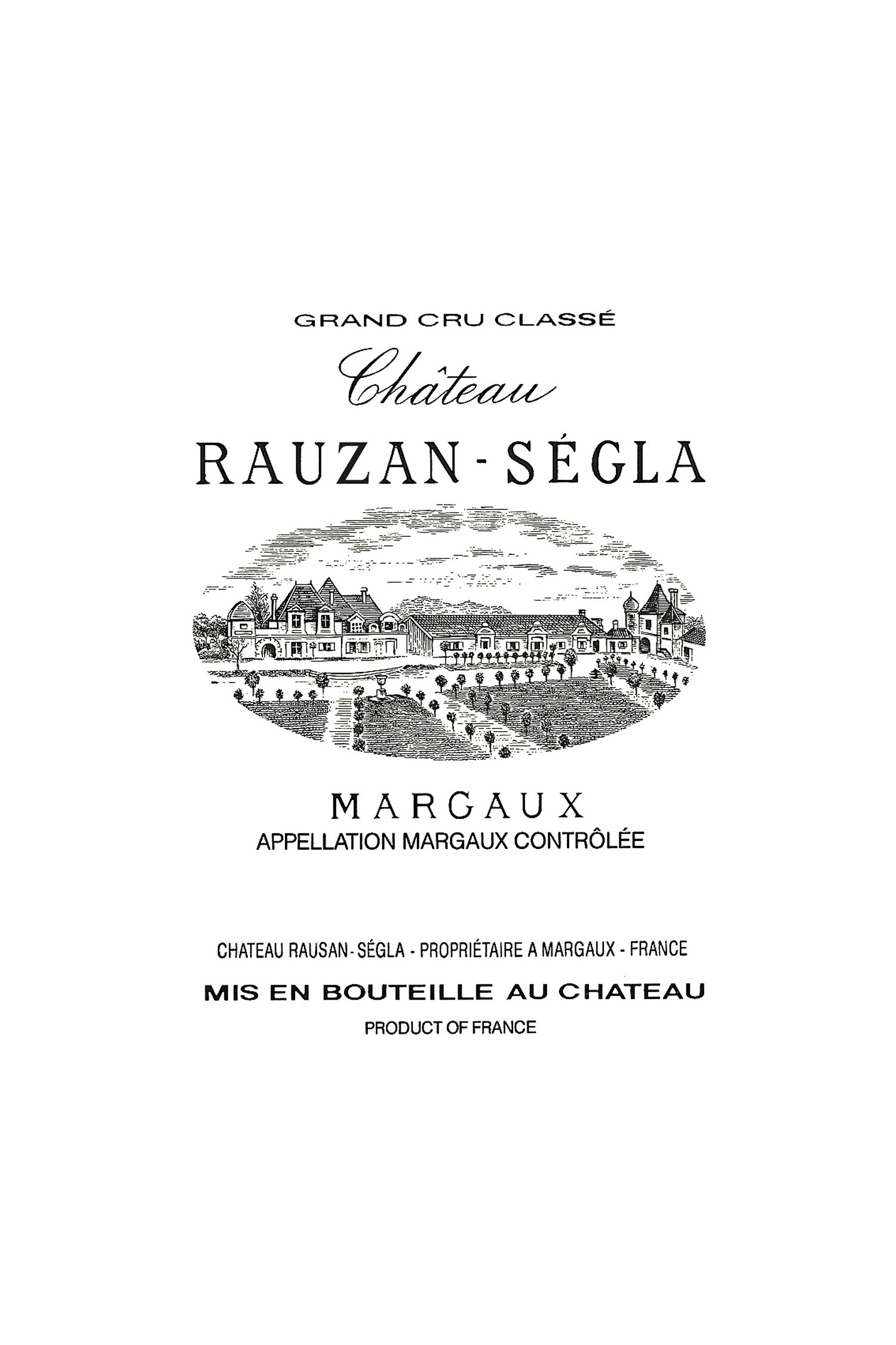 Vin 1979 CHÂTEAU RAUZAN SEGLA 1979, Margaux. Vin ancien - SoDivin