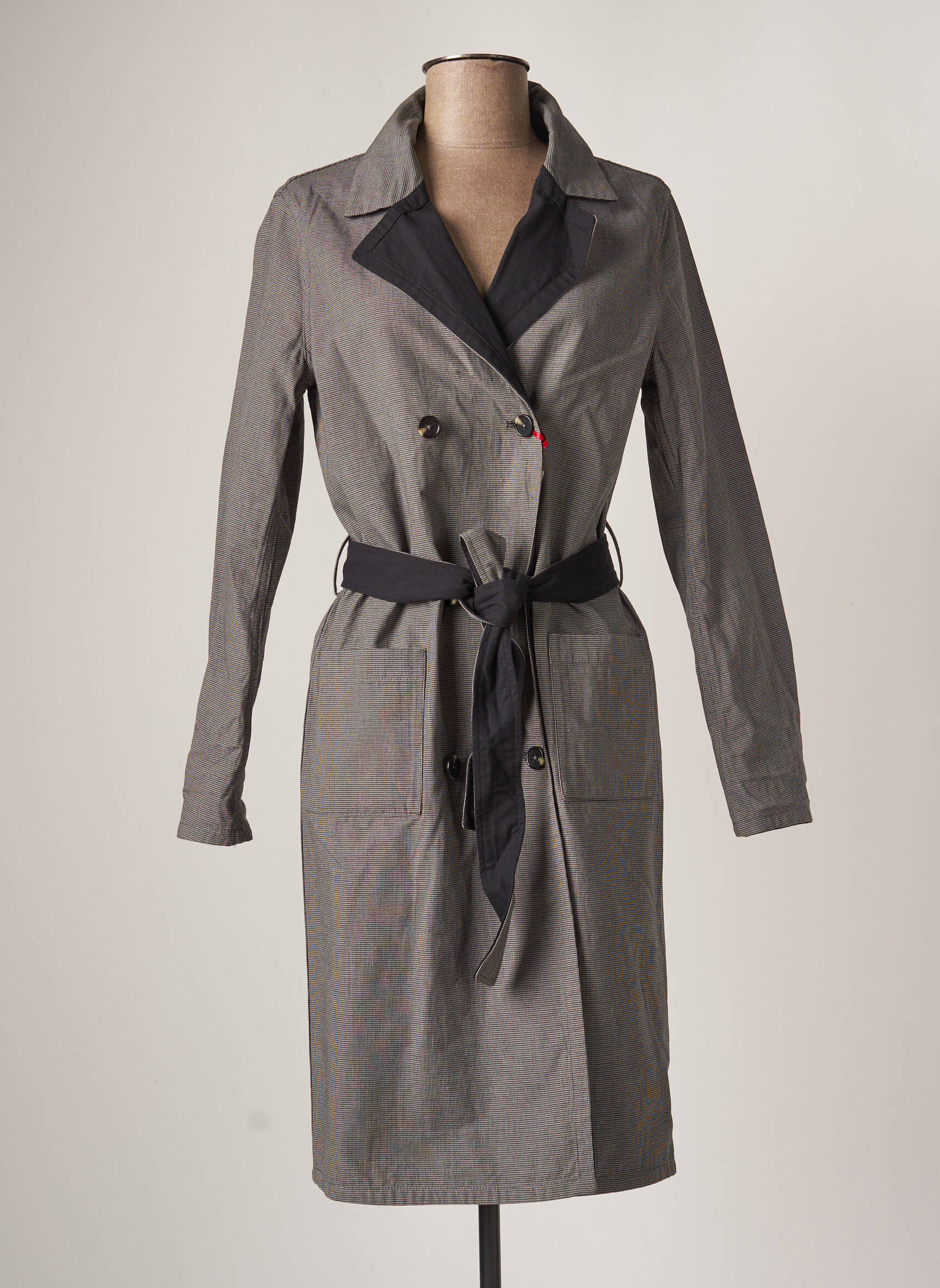 I Code By Ikks Trenchs Femme couleur noir