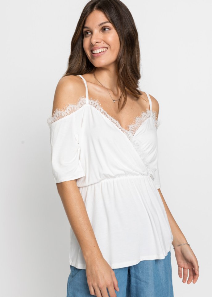 Shirt mit Spitze