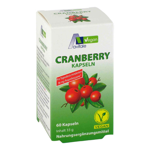 CRANBERRY VEGAN Kapseln 400 mg  60 St  Kapseln