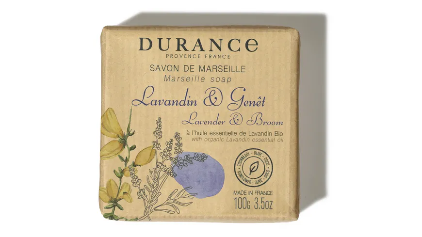 DURANCE Les Essentiels Feste Seife Lavandin & Ginster 100 g
