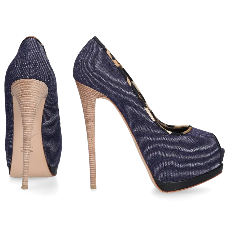 Giuseppe Zanotti - Pumps Leo Print blau - blau