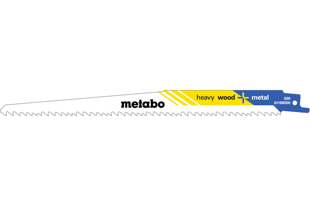Metabo Zubehör 631986000 Säbelsägeblätter (5 Stück) BiM 225x1,25 3,2-5,1