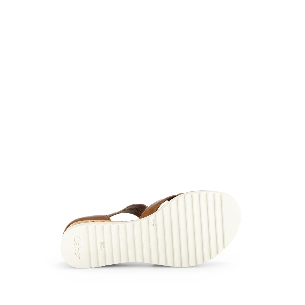 Gabor comfort Keilsandalette braun
