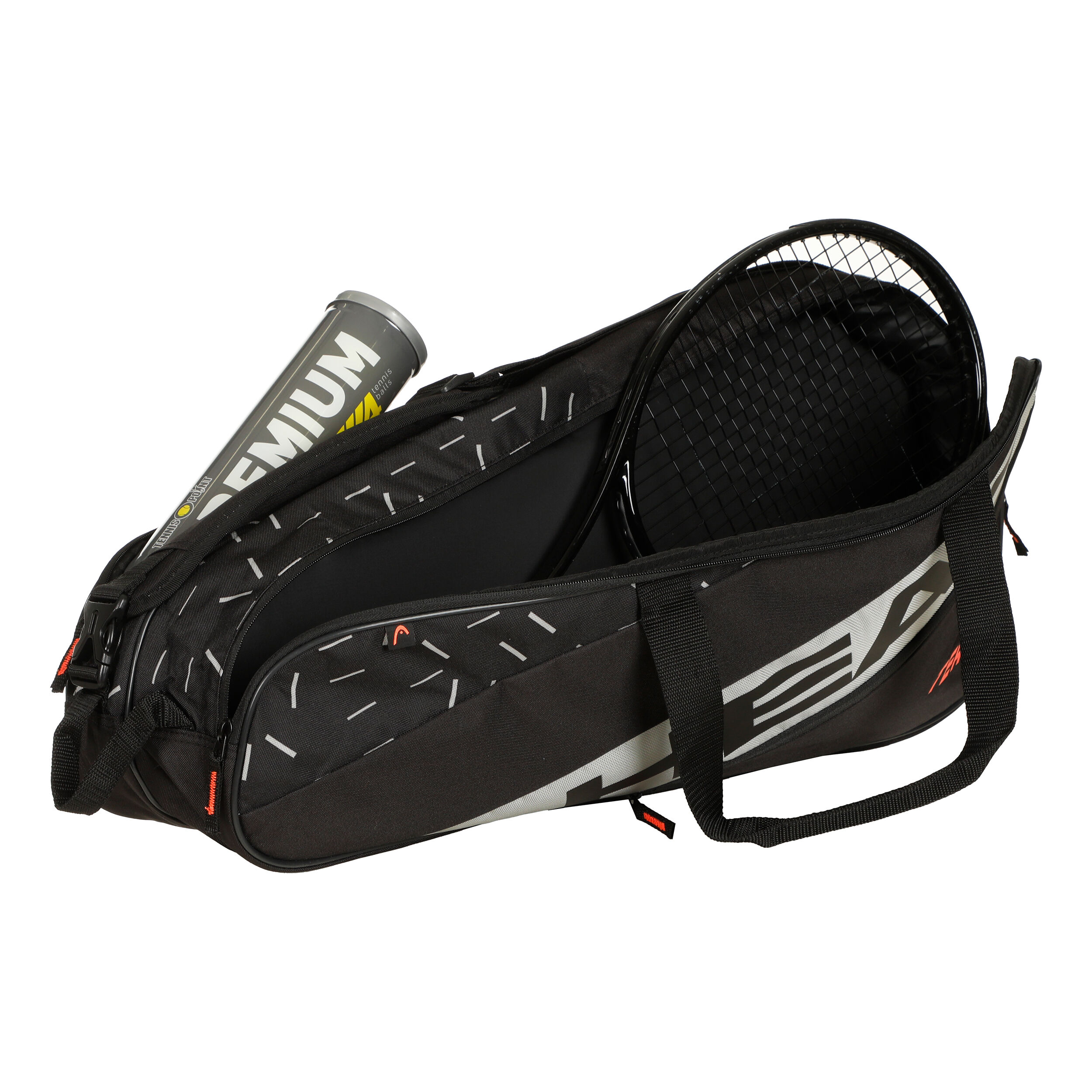 Team Racquet Bag M Schlägertasche 6er - Grün, Schwarz