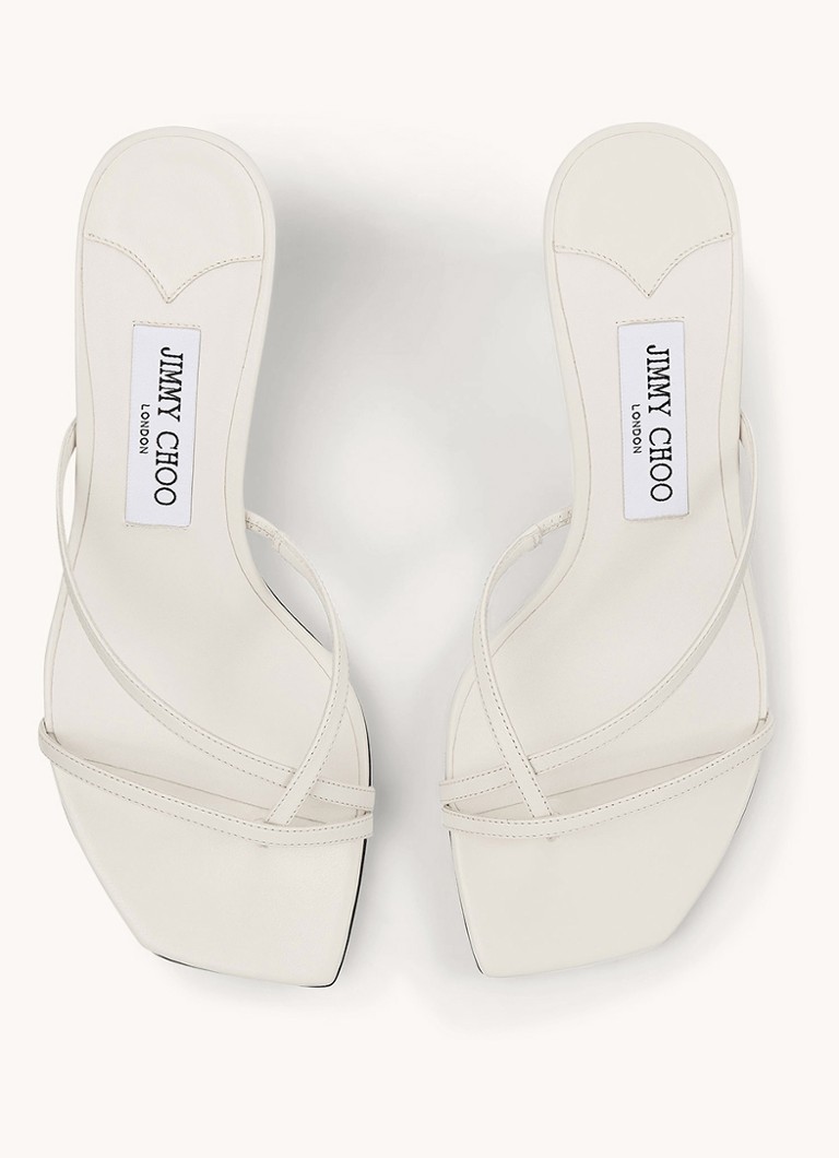 Sandale Jimmy Choo Etana 50 din piele de miel.