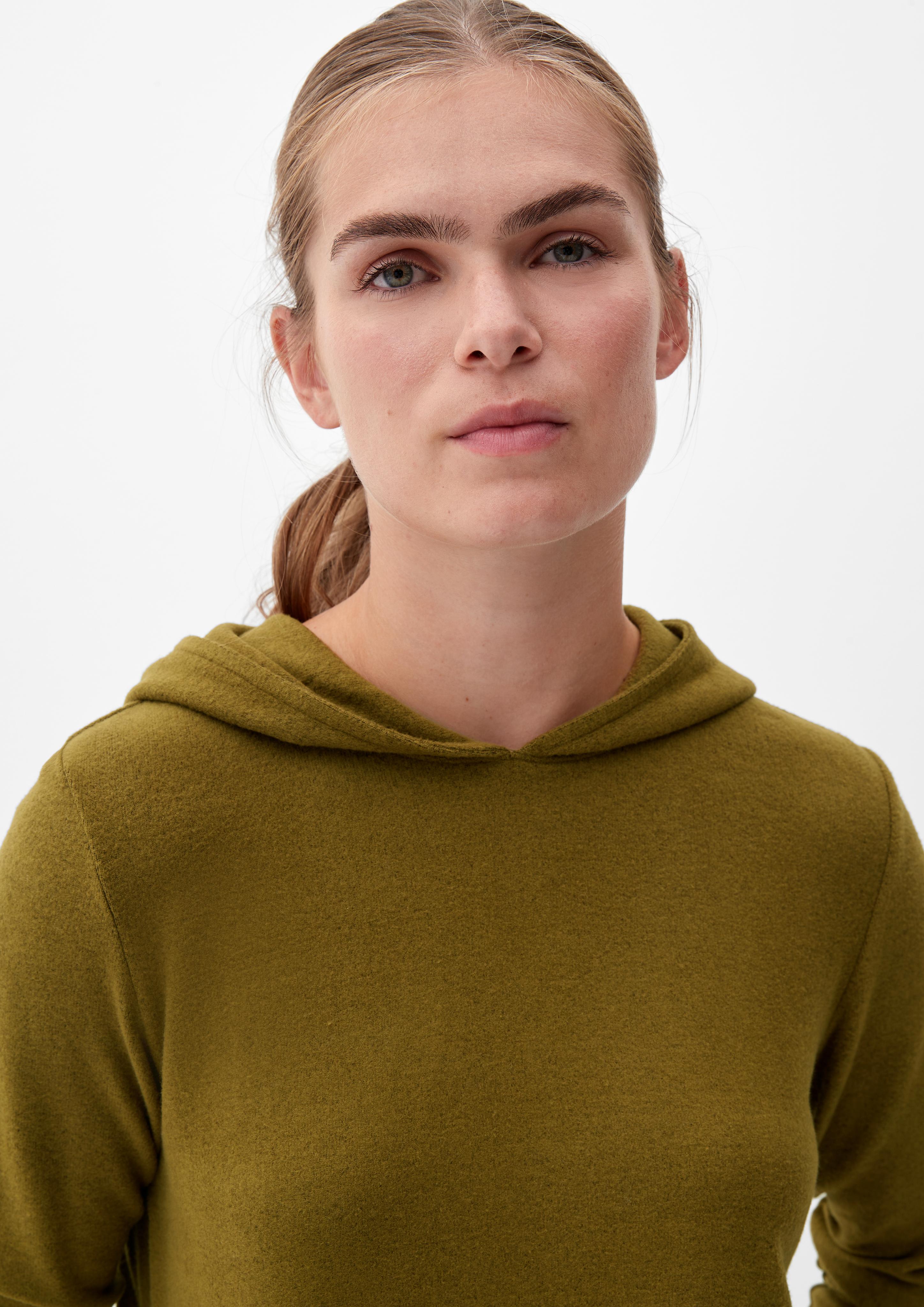 Strick-Hoodie mit elastischem Bund  2121505-77W9