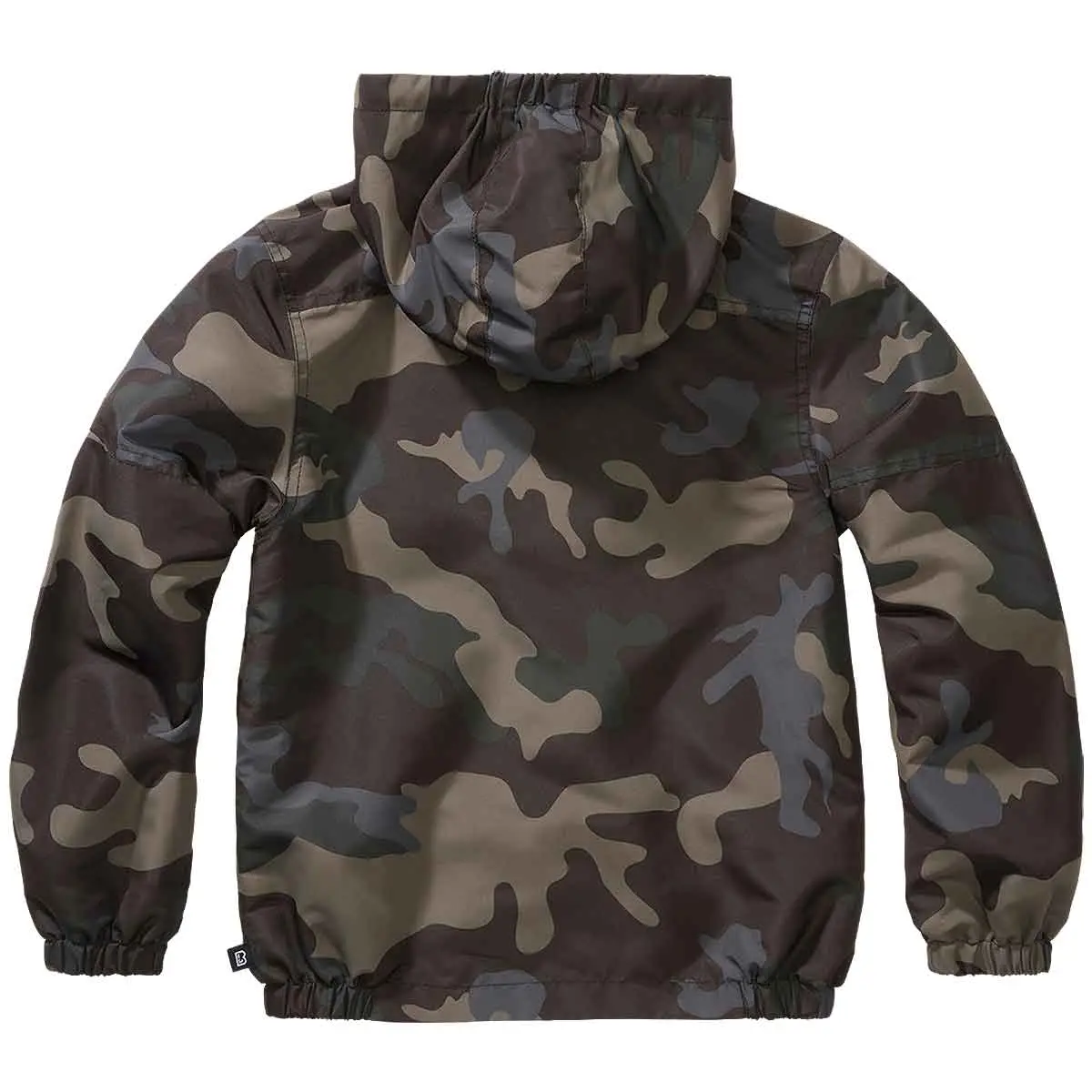 Kinder Sommer Windbreaker Frontzip darkcamo