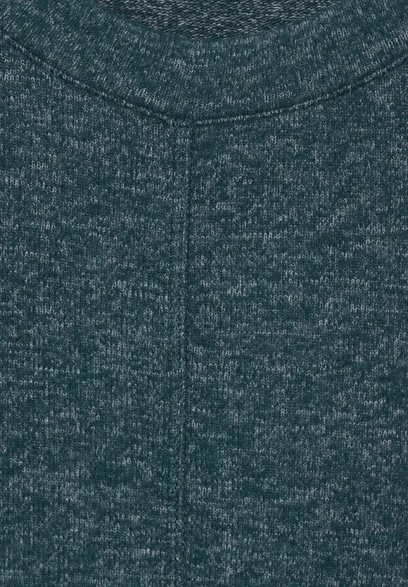 CECIL Cosy Melange Langarmshirt