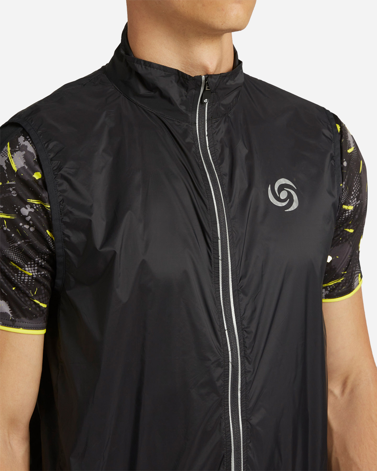 Kurtka rowerowa Carnielli Windproof z zamkiem błyskawicznym M CRNM052-050