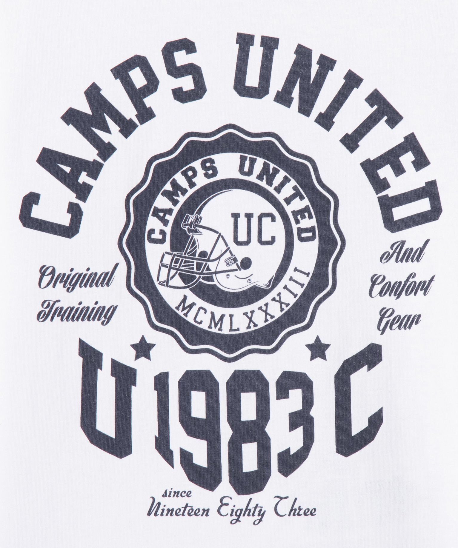 Tee-shirt Garçon avec inscription XXL sur le buste - Camps ... blanc | GEMO
