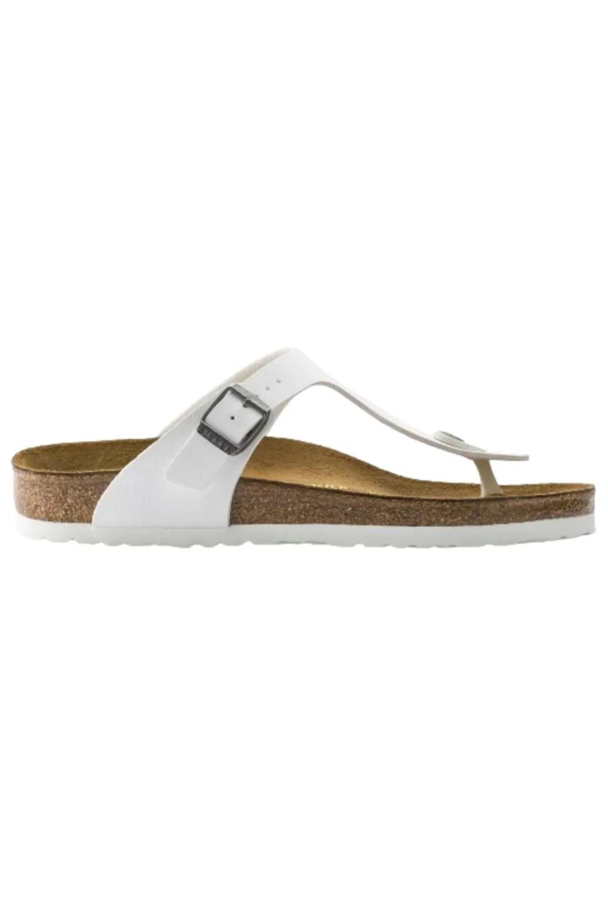 Birkenstock  Pantolette - Weiß - Flacher Absatz