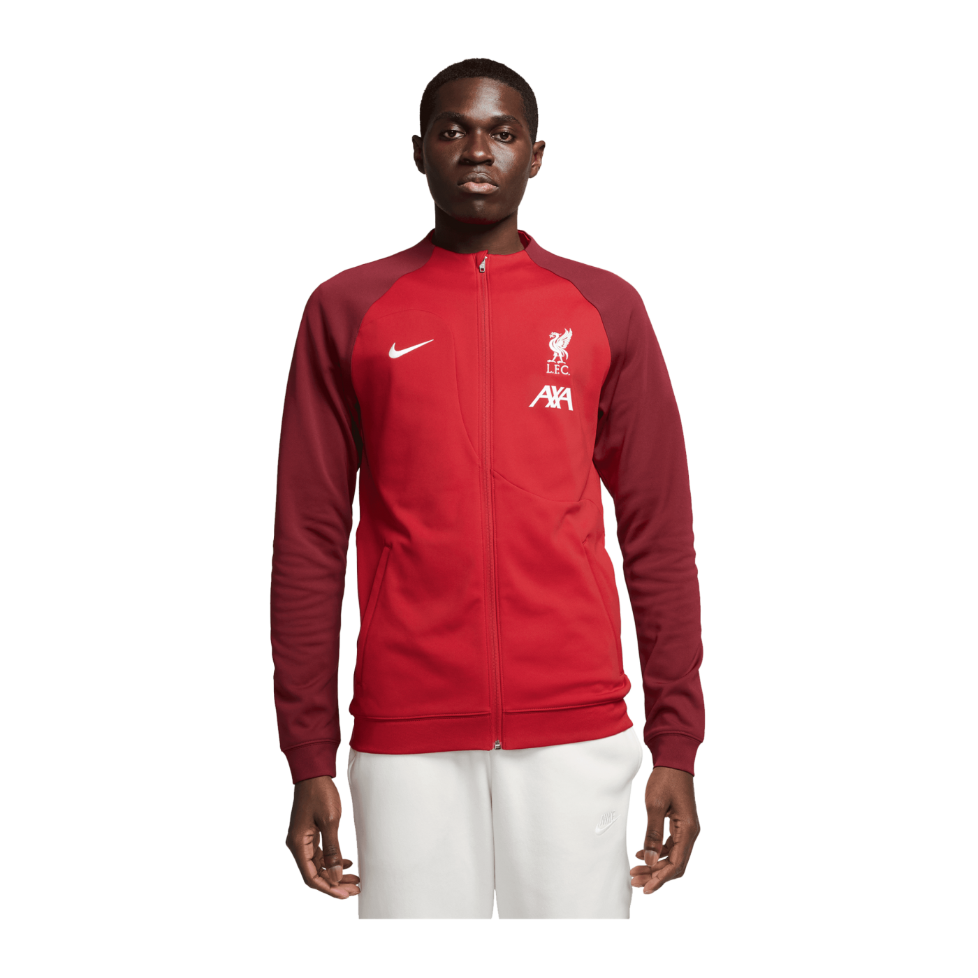 Nike FC Liverpool Anthemjacke Rot F687