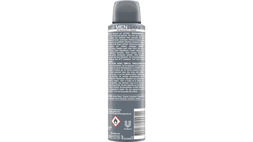 Dove Men+Care Extra Fresh Deodorant 150 ml