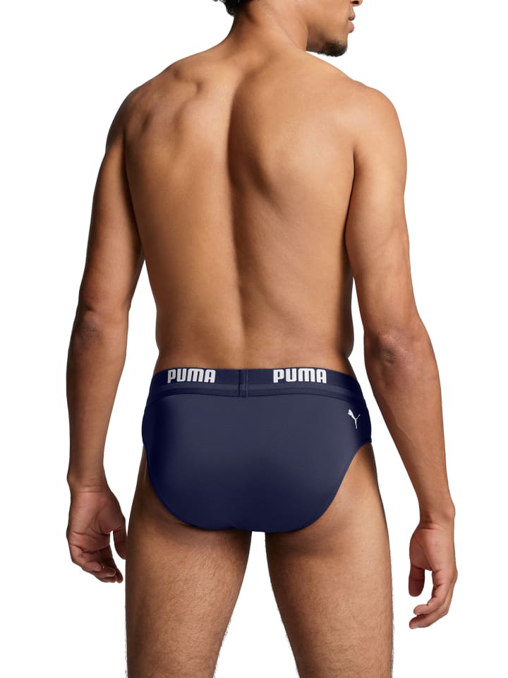 Puma Badehose PUMA SWIM MEN LOGO SWIM BRIEF  in Navy günstig kaufen