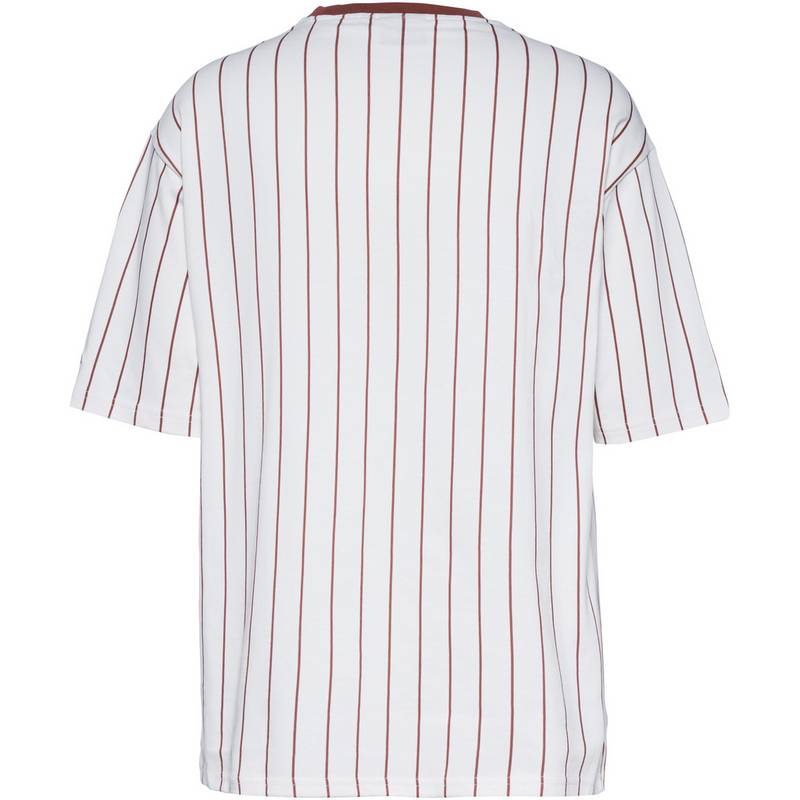 New Era Pinstripe Oversize T-Shirt Herren