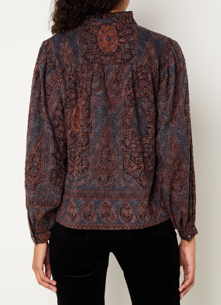 Antik Batik Tajaro blouse with paisley design