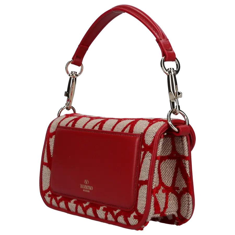 Valentino Garavani - Handtasche LOCÒ Canvas - beige