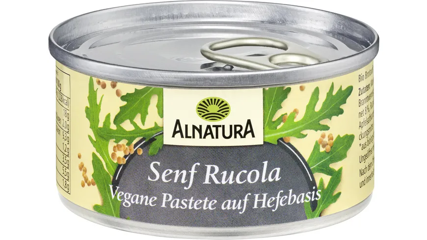 Alnatura Bio Vegane Pastete auf Hefe-Basis Senf 125 g