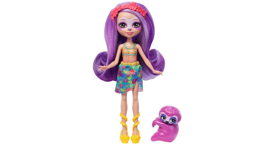 Enchantimals Spring- Purple Sloth