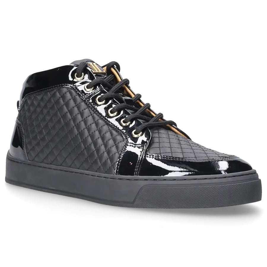Leandro Lopes - Sneaker high EZIO Kalbsleder - schwarz