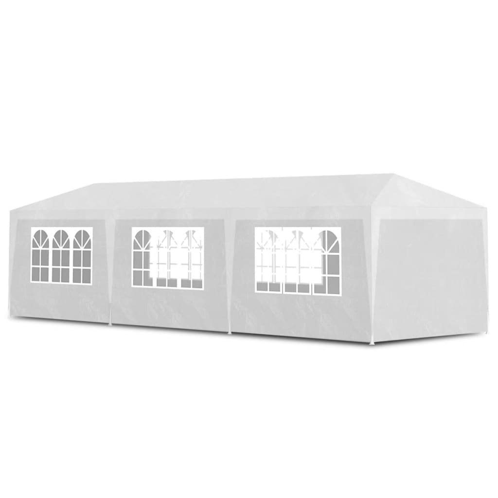 DOTMALL Partyzelt Faltpavillon, 3x6 m, abnehmbare Seitenwände,UV und wasserbeständigem
