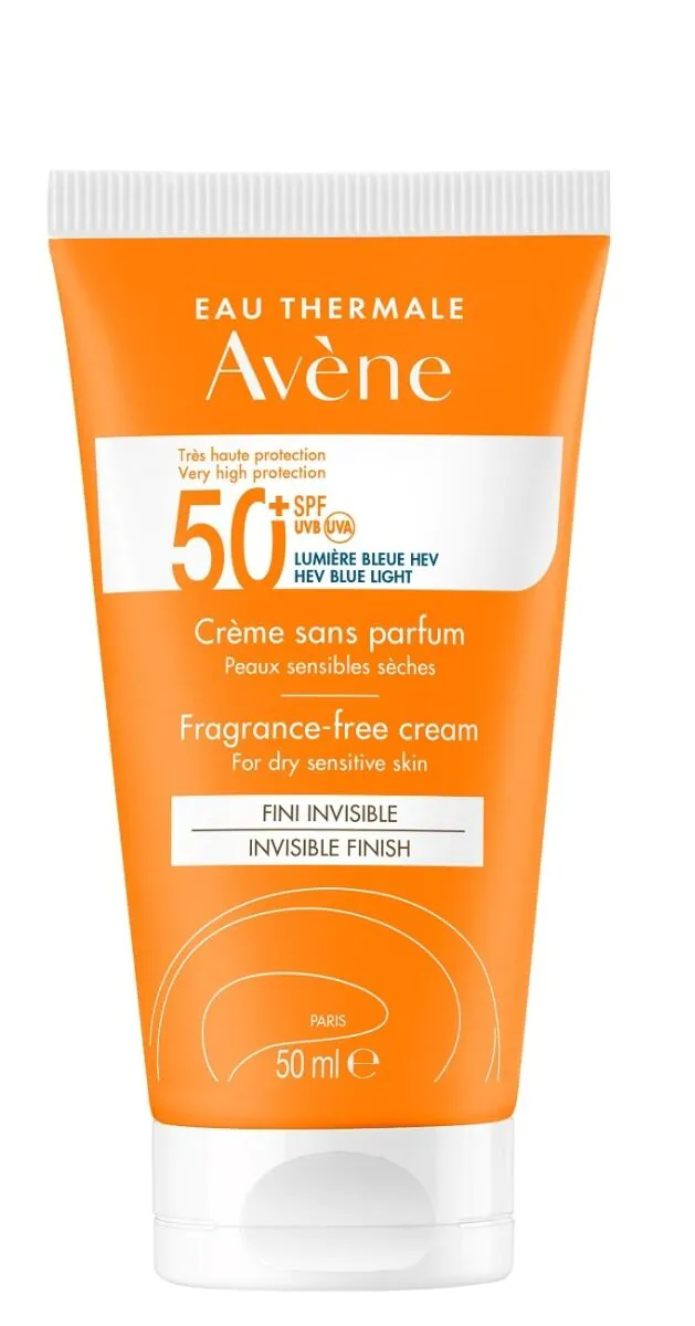 Avène Sun Crème Solaire Très Haute Protection Sans Parfum SPF50+