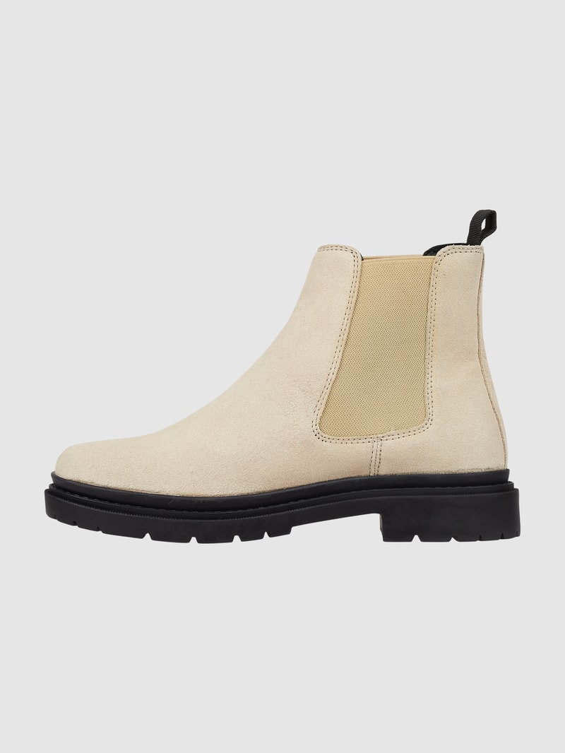 Chelsea Boots aus Leder Modell 'Trooper' in beige
