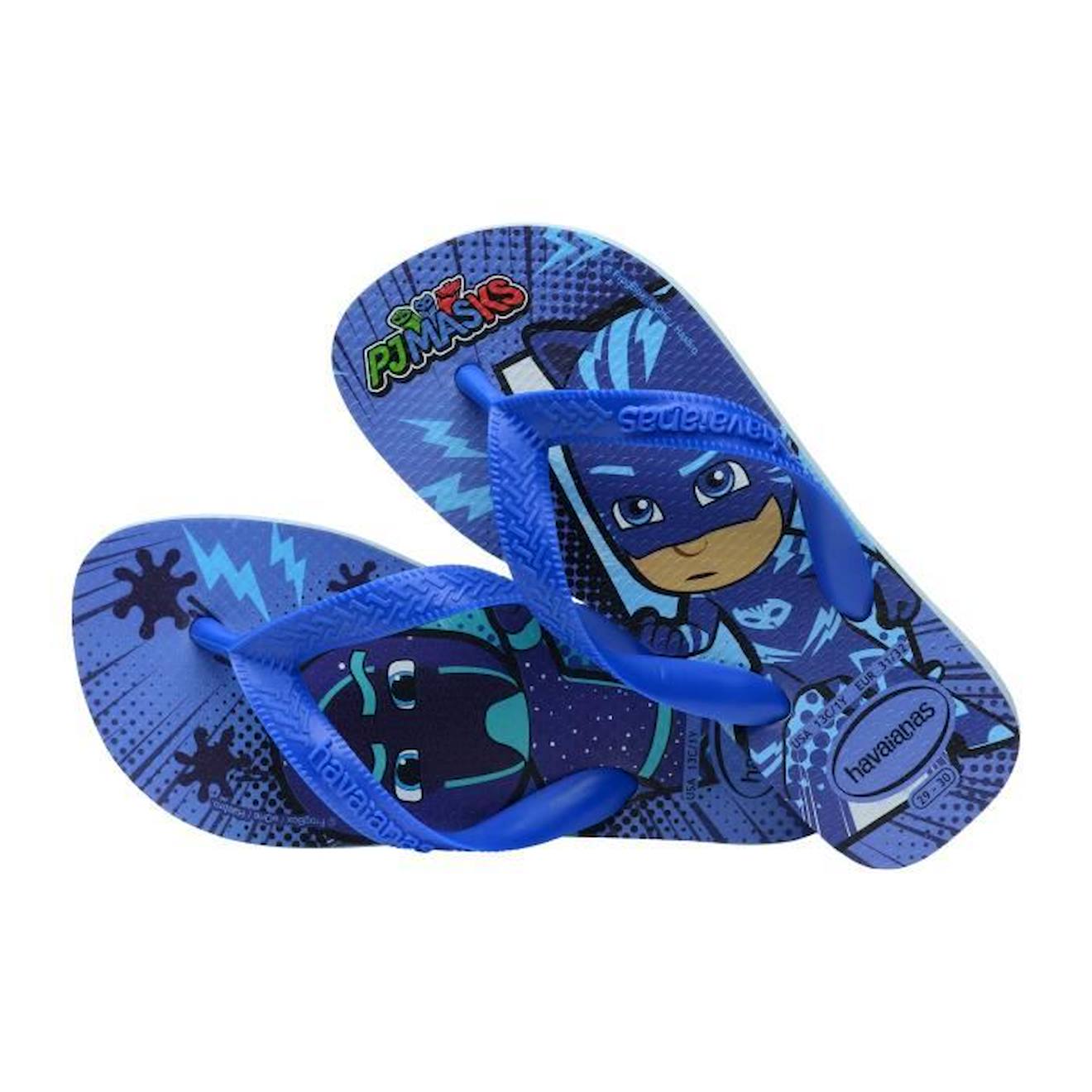 Tong à Enfiler Enfant Havaianas H. K T PJ Masks bleu