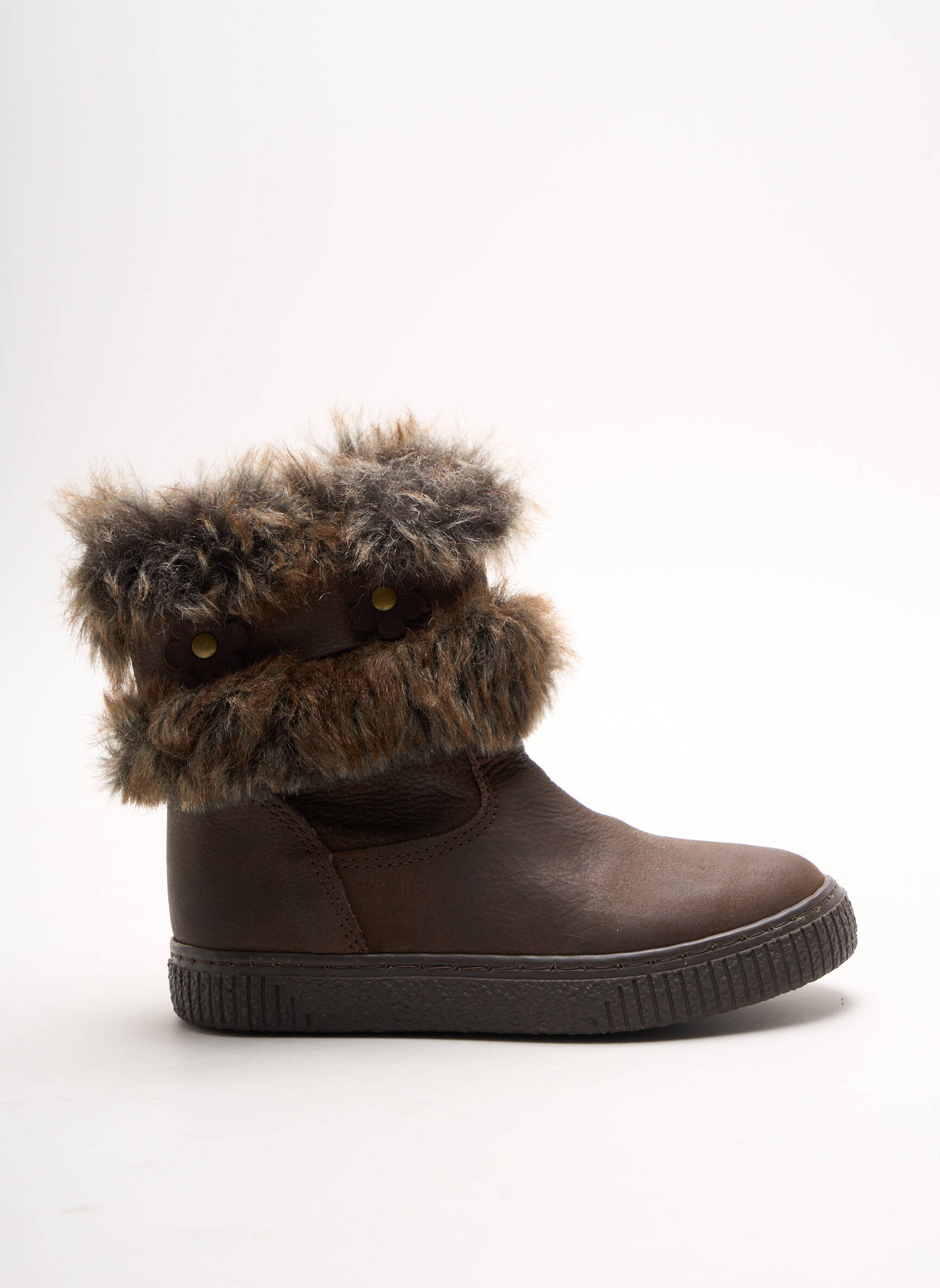 Norvik Bottines Fille couleur marron