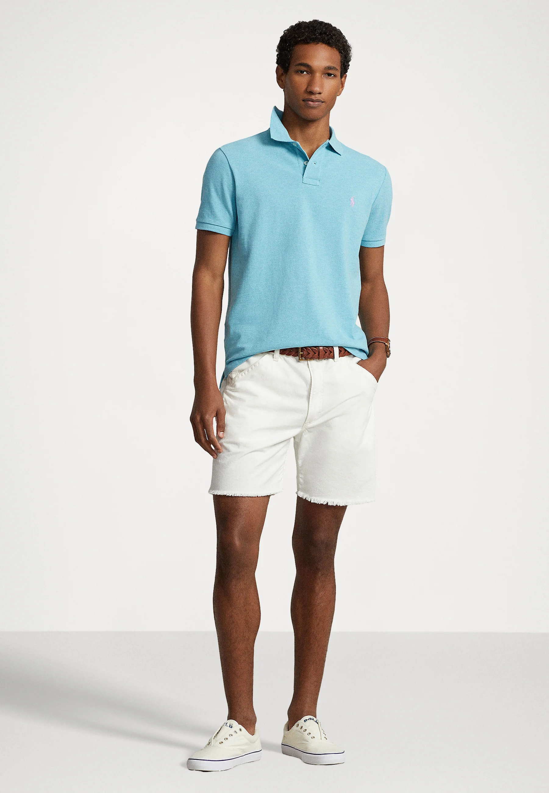 Polo Ralph Lauren SLIM FIT MESH SHIRT - Polo