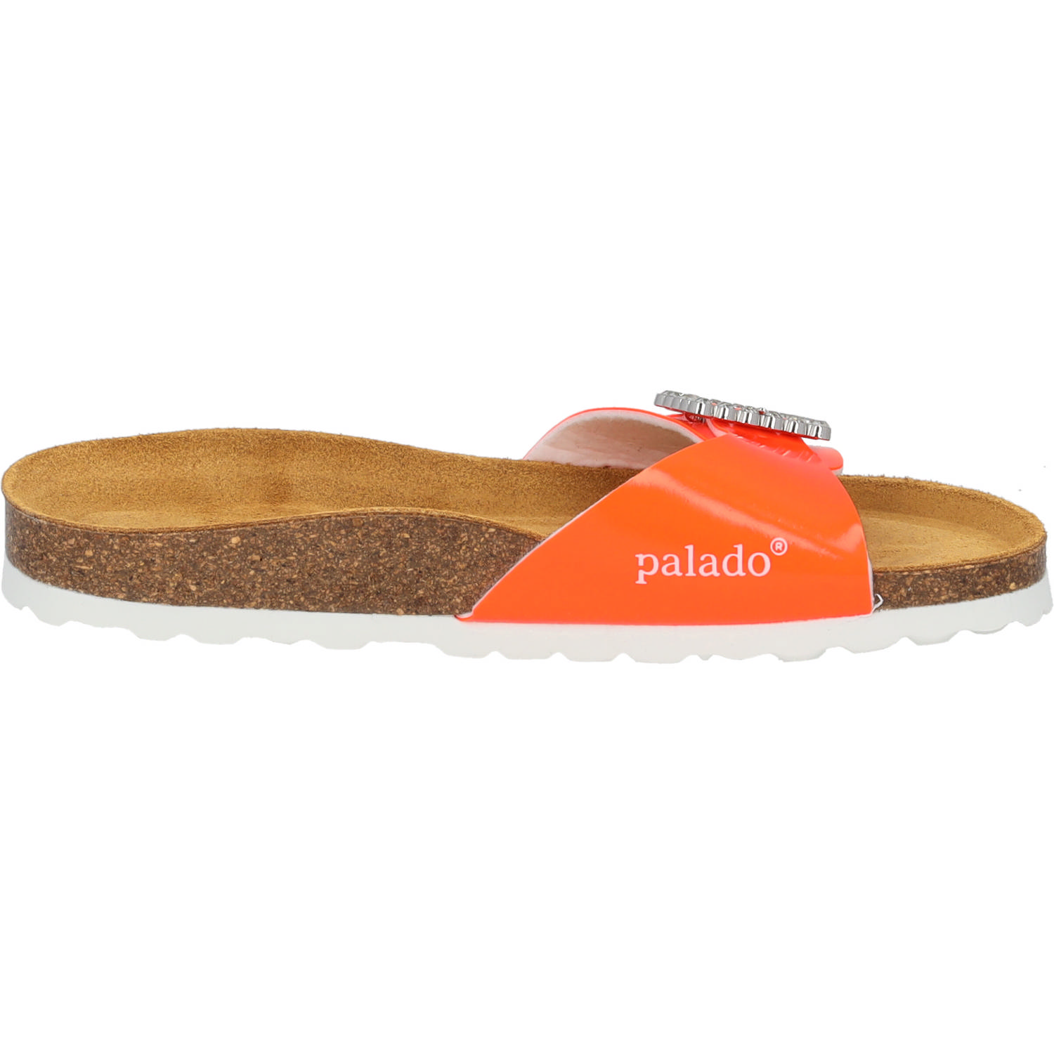 Palado Malta SQ by Sila Sahin, Pantoletten, Damen, Orange Neon Lack