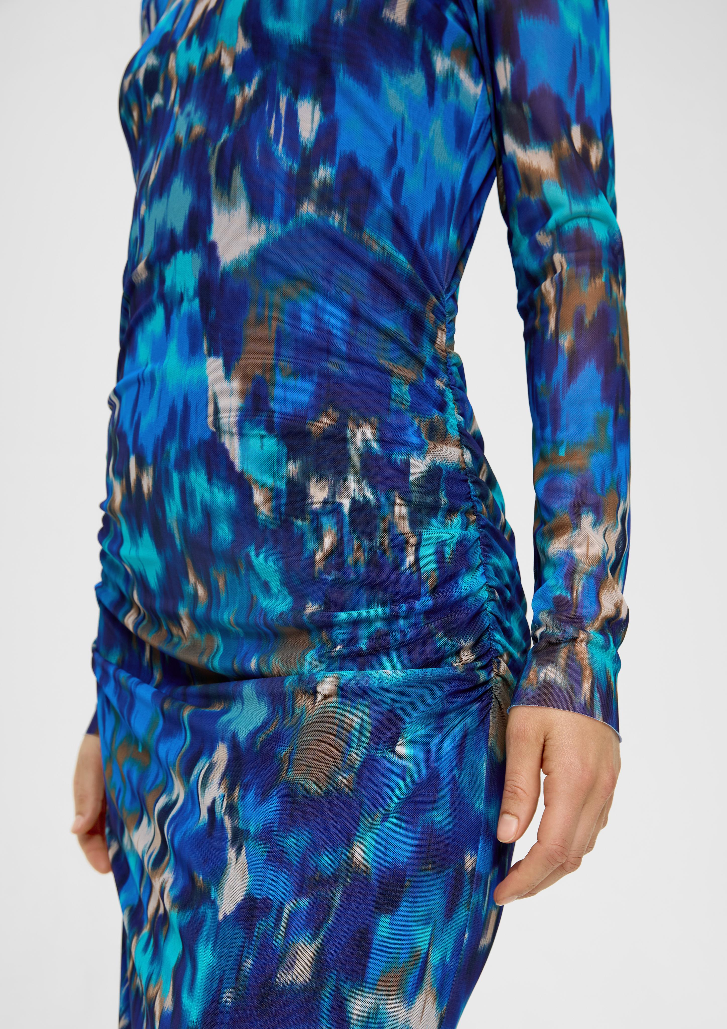 Maxikleid aus stretchigem Mesh  2136268-59A0