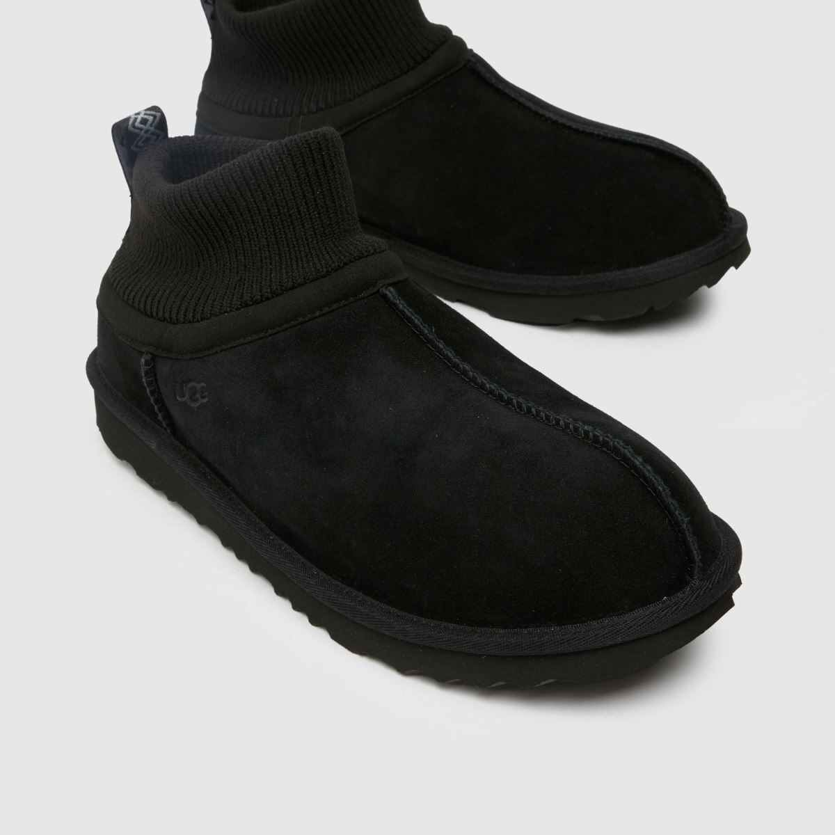 UGG svarta ultra mini stretchiga stövlar för ungdomar