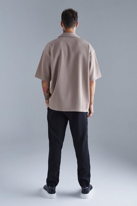 Kurzärmliges Oversize Hemd