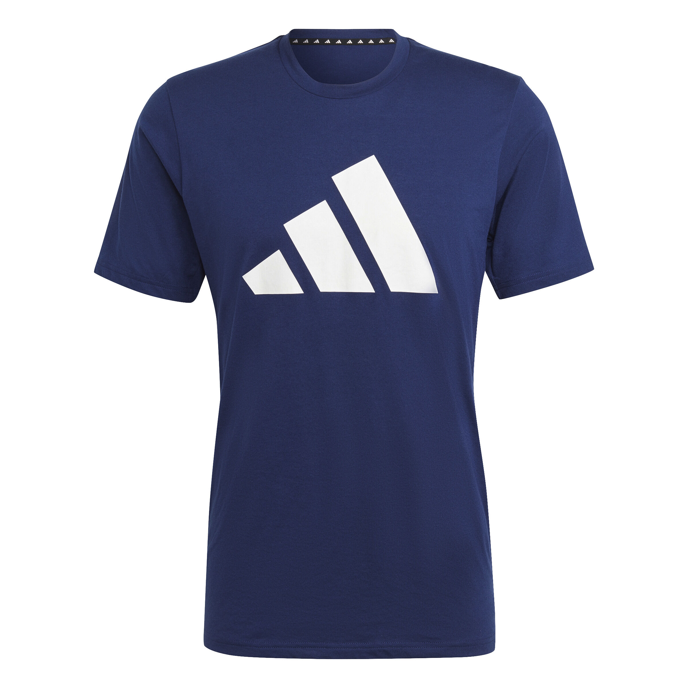 Training Essential Feel Ready Logo T-Shirt Herren - Dunkelblau, Weiß