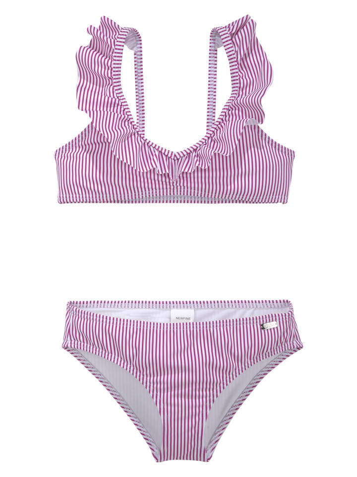 Buffalo Bustier-Bikini in beere-weiß günstig kaufen