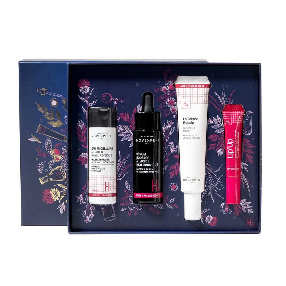 laboratoires novexpert 4 Soins Ultra Concentrés Acide Hyaluronique Eau Micellaire + Sérum + Crème + Gel