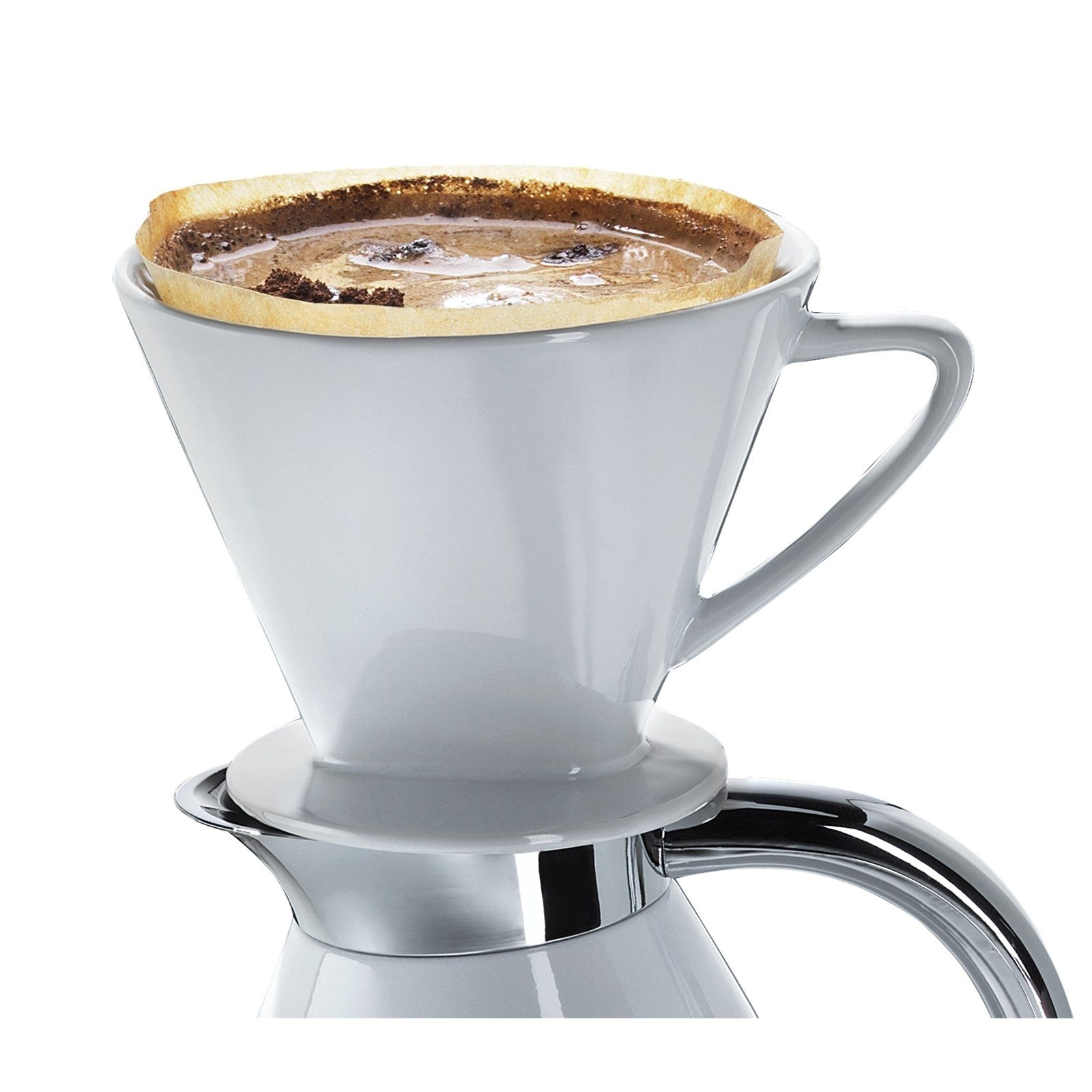 Cilio Kaffeebereiter Kaffeefilter mit Stutzen, Permanentfilter