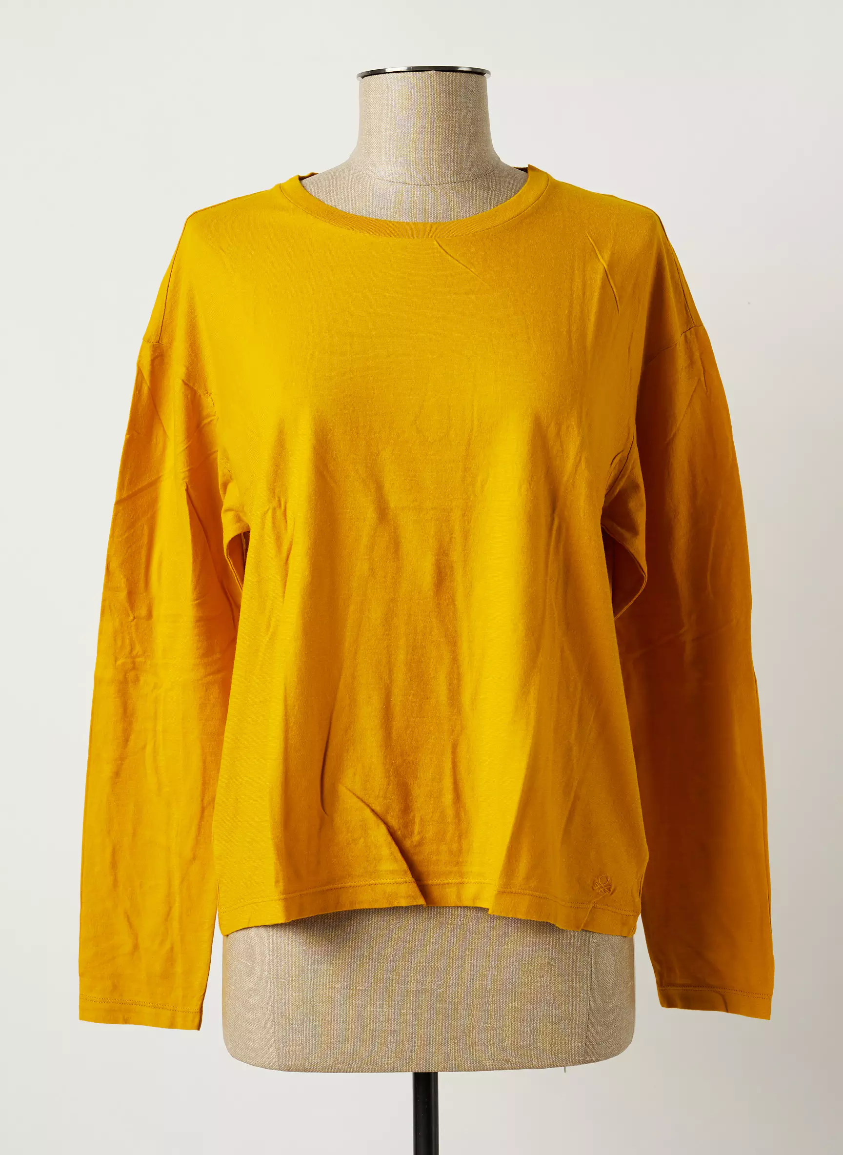 Benetton Tshirts Femme couleur jaune